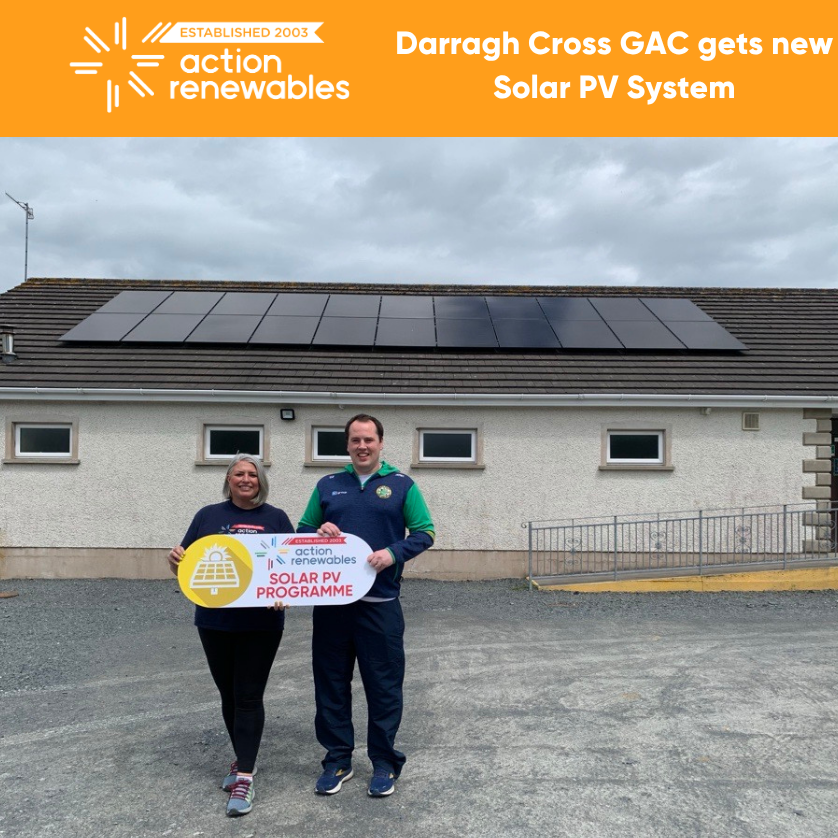 Action Renewables Install New 9.9kW System at Darragh Cross GAC