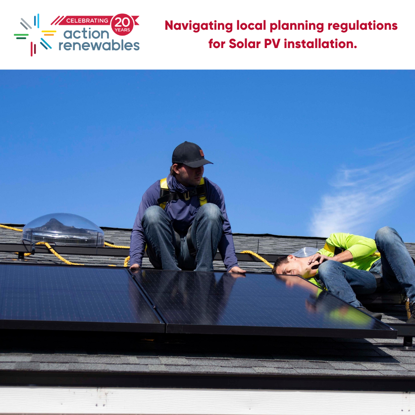 Shining a light on Solar PV: Navigating the bright side of local planning regulations.